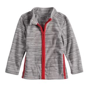 Space Dyed Microfleece Zip Lightweight Jacket